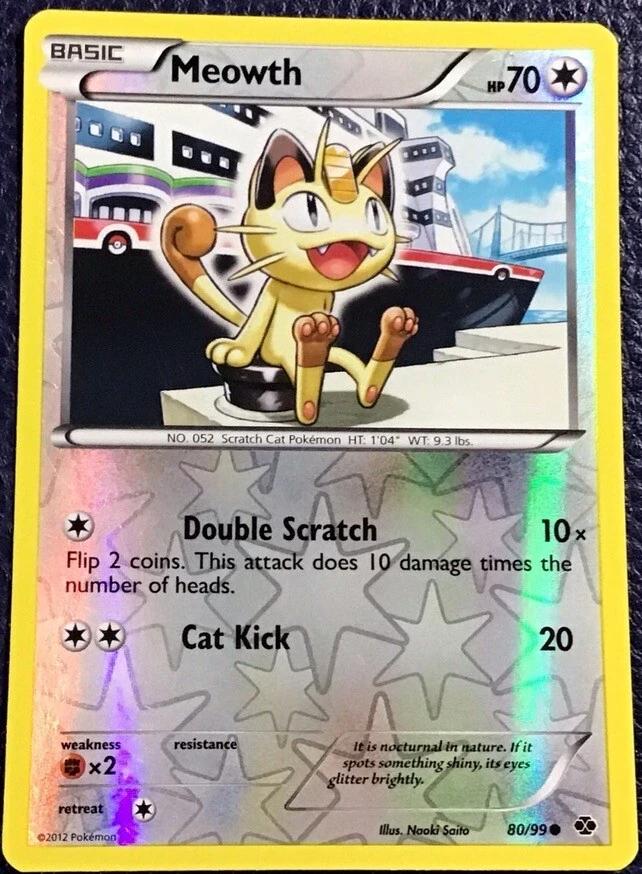 Next Destinies Meowth [Reverse-Holo-Stars] Pokémon card